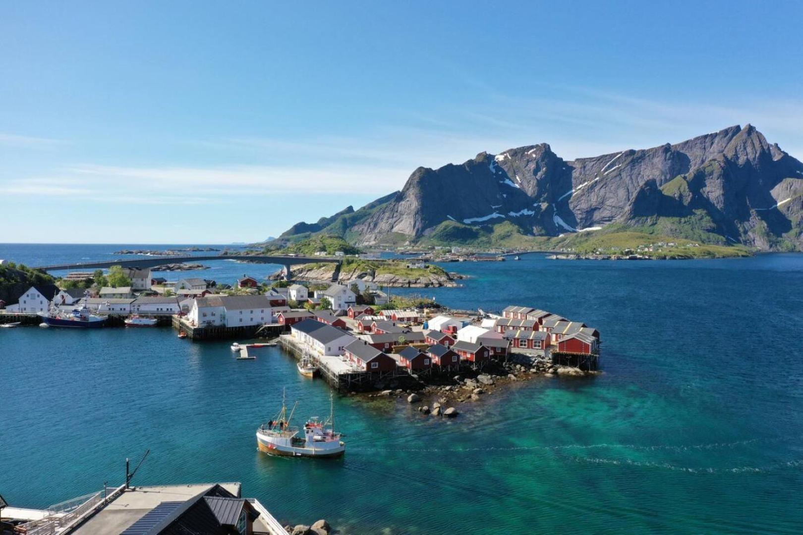 Lofoten Panoramic Luxury Home With Sauna Moskenes Exterior photo