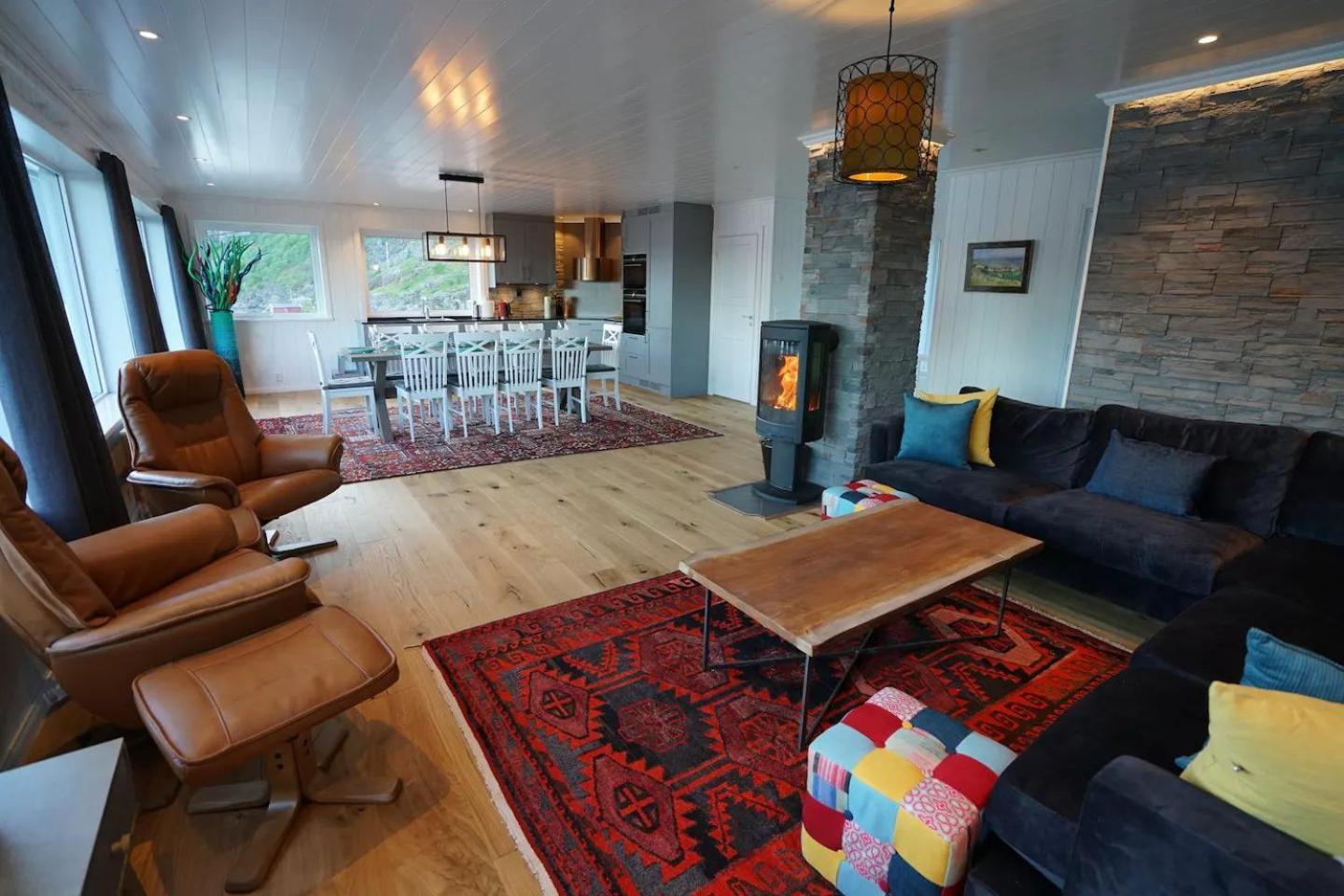 Lofoten Panoramic Luxury Home With Sauna Moskenes Exterior photo
